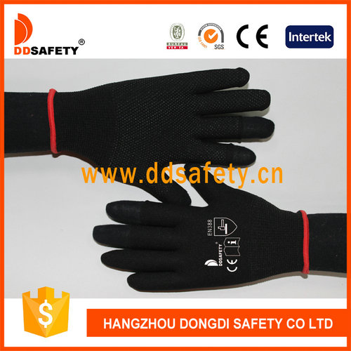 Seamless with PVC glove with half finger Seamless with PVC glove with half finger